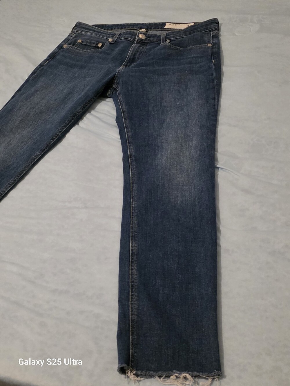 rag & bone The Dre Slim Boyfriend Jeans Blue Size 30 EUC - Picture 14 of 16